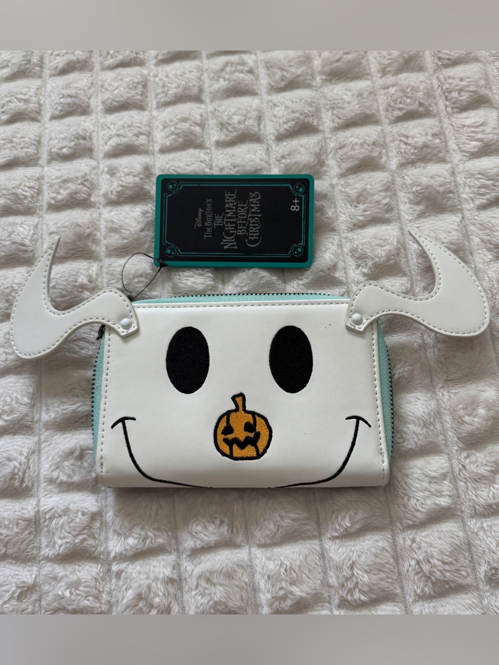 NEW Disney LoungeFly Nightmare Before Christmas Halloween Zip Around Wallet